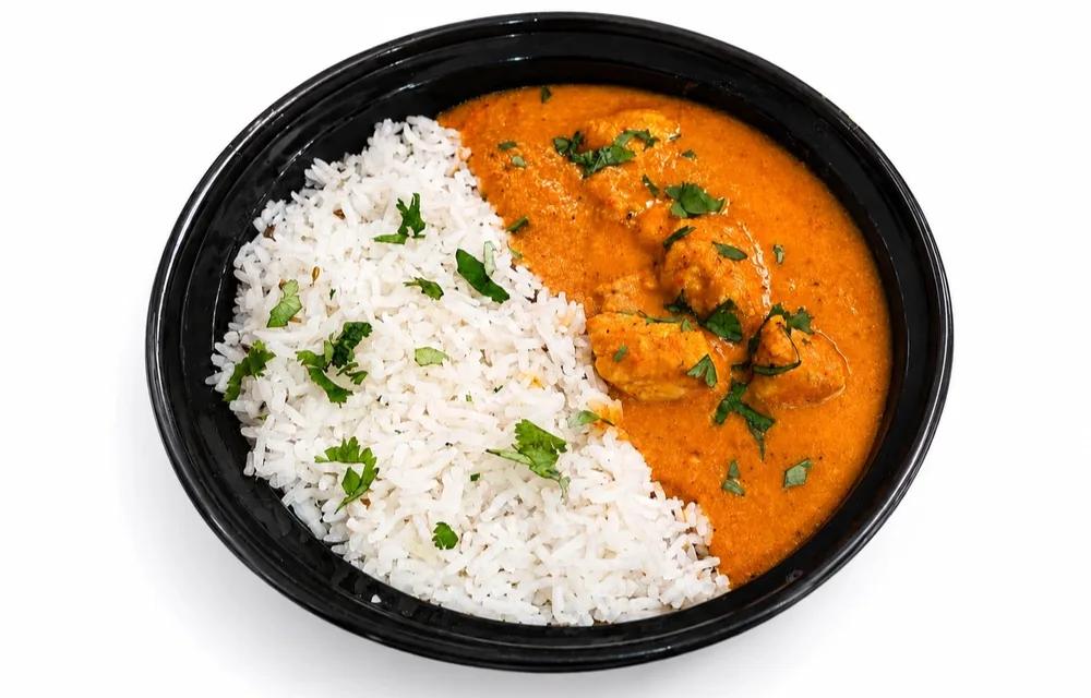 Butter Chicken Rice Bowl
