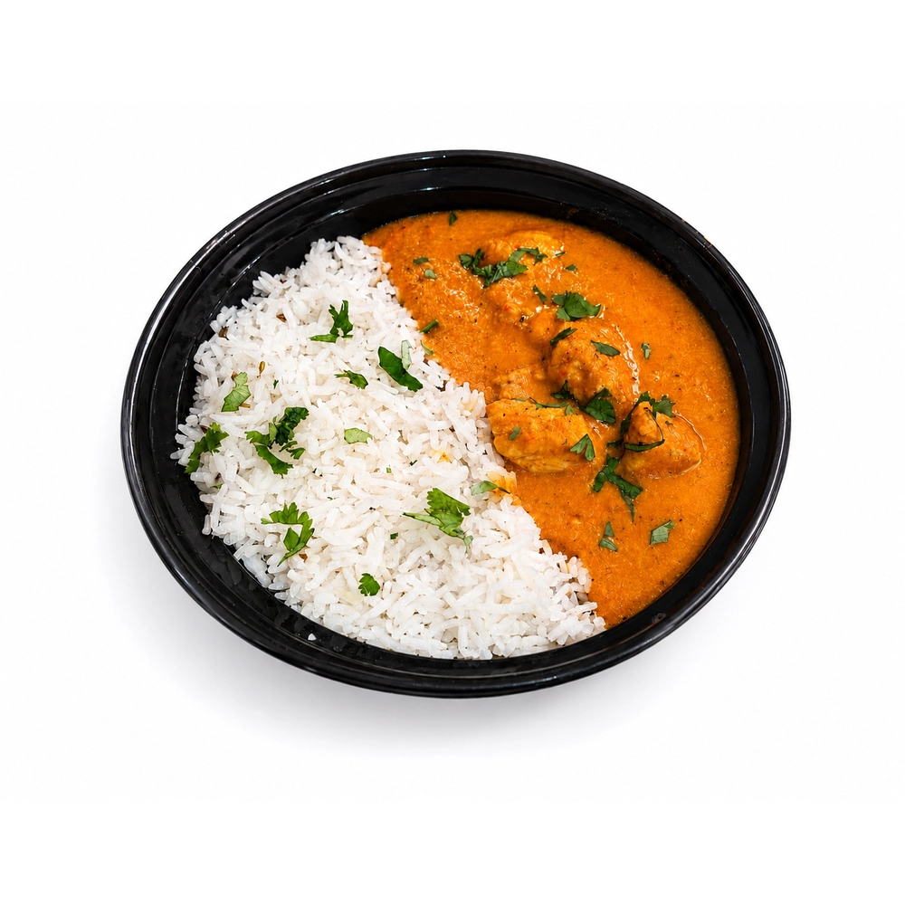 Butter Chicken Rice Bowl